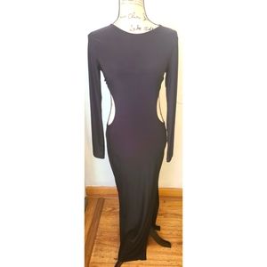 Cut out sides formal dress